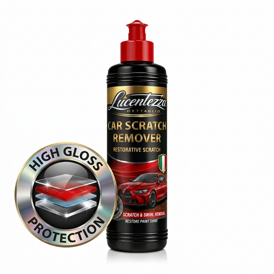 Lucentezza Dettaglio Car Scratch Remover – Professional Paint Restoration Polish – High Gloss Finish & Protection (250ml)