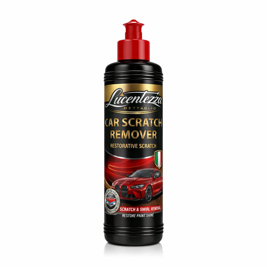 Lucentezza Dettaglio Car Scratch Remover – Professional Paint Restoration Polish – High Gloss Finish & Protection (250ml)